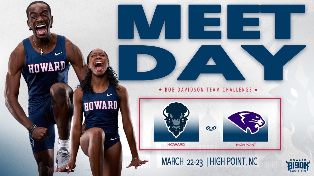 🏃🏾‍♂️🏃🏾‍♀️ | Get excited! @HUBisonTFXC spends the weekend in North Carolina as they compete in High Point's Bob Davidson Team Challenge! Keep up with the herd! 📈: tinyurl.com/yc8muwz2 #BleedBlue