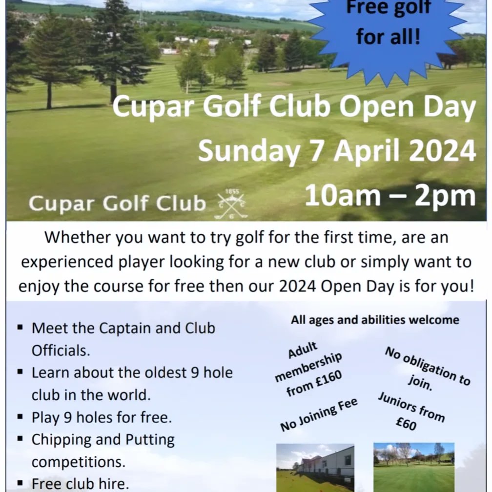 Cupar Golf Club Junior Section tweet media