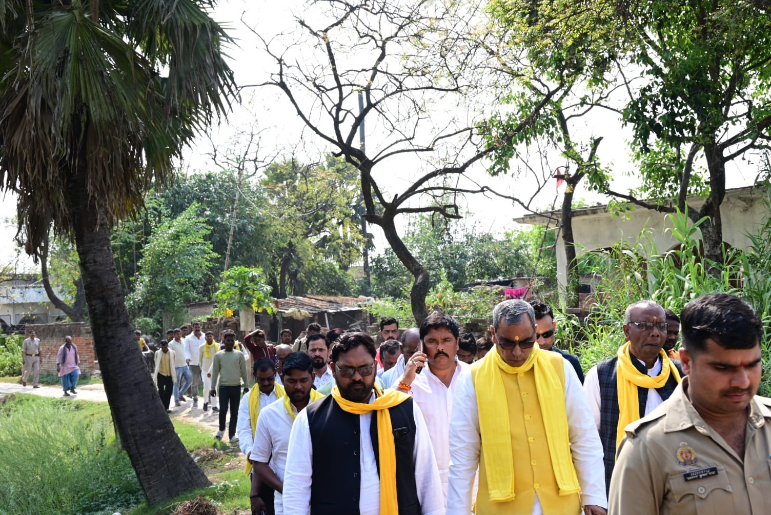 OP Rajbhar during election campaigning 