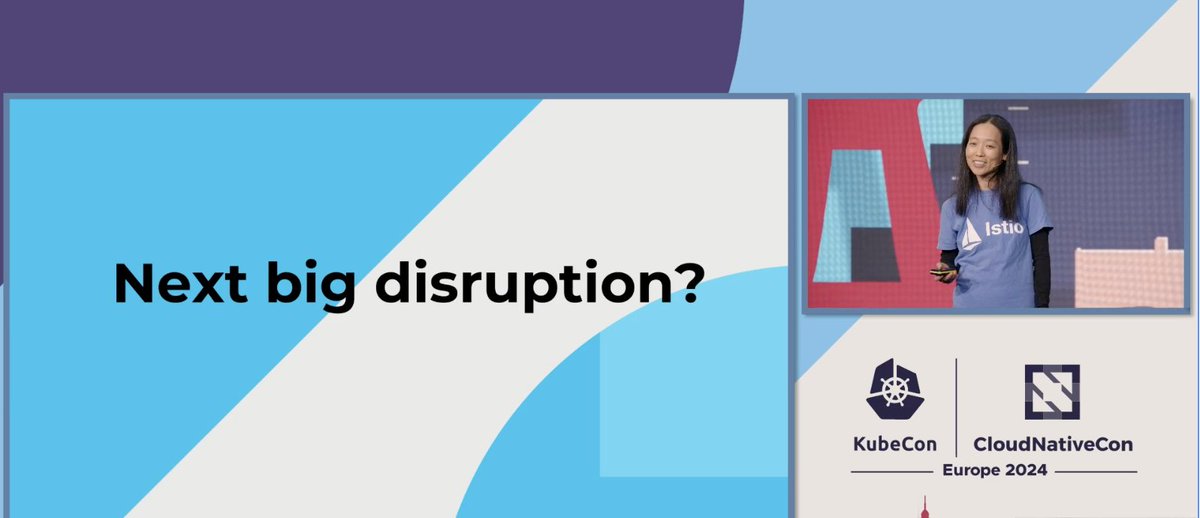 Saving the best for last. My favorite community folks <a href="/dims/">Davanum Srinivas</a> and <a href="/linsun_unc/">Lin Sun</a> <a href="/KubeCon_/">Kubecon_</a> EU 2024!