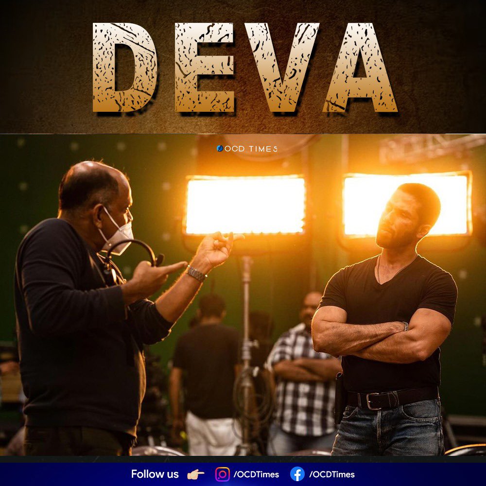 Shahid Kapoor shooting for Deva 🎬
.
Releasing in cinemas 11.10.2024 - Dussehra 2024💥
.
Directed by #RoshanAndrrews 
.
Produced by #SiddharthRoyKapur and #ZeeStudios
.
OCDTimes #PoojaHegde #ShahidKapoor #Deva