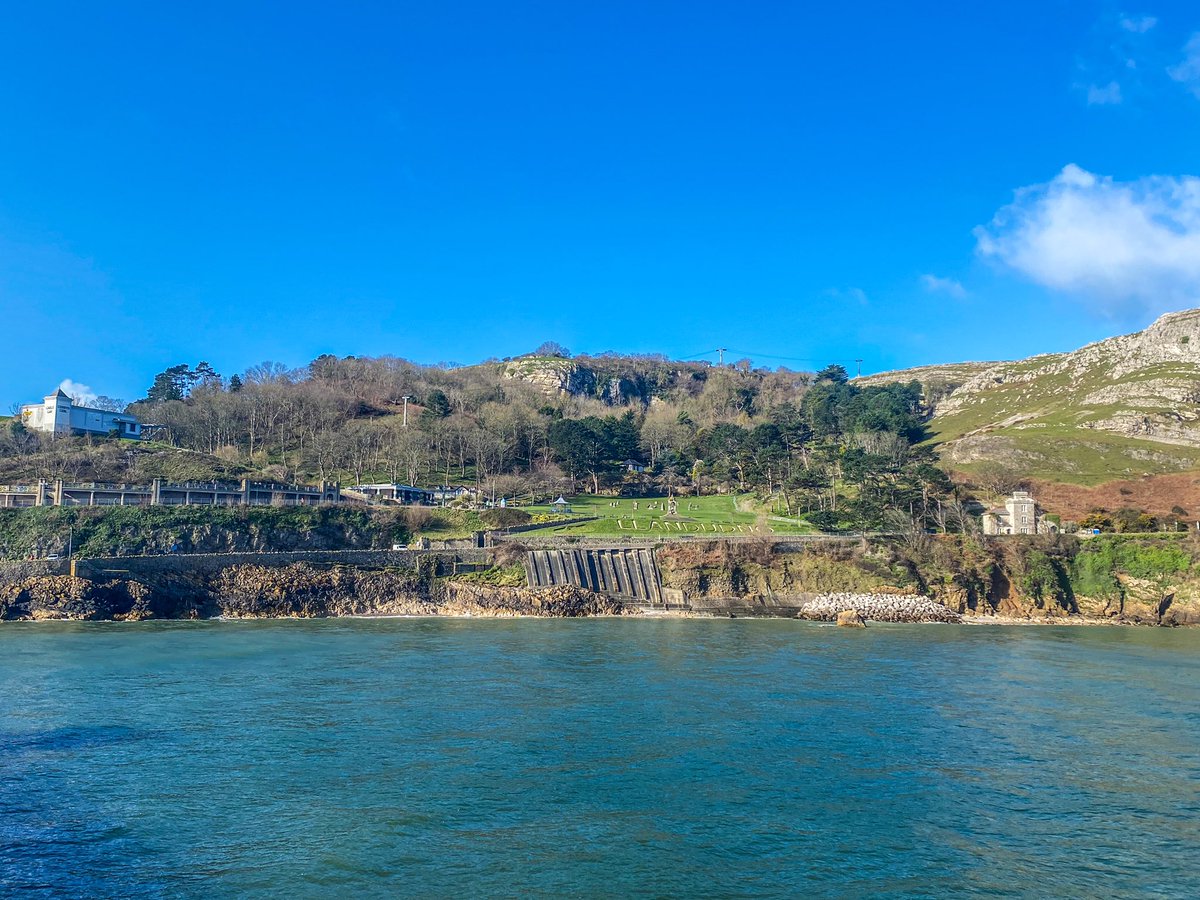 Llandudno’s Happy Valley, seen from the pier just now… Happy Friday!