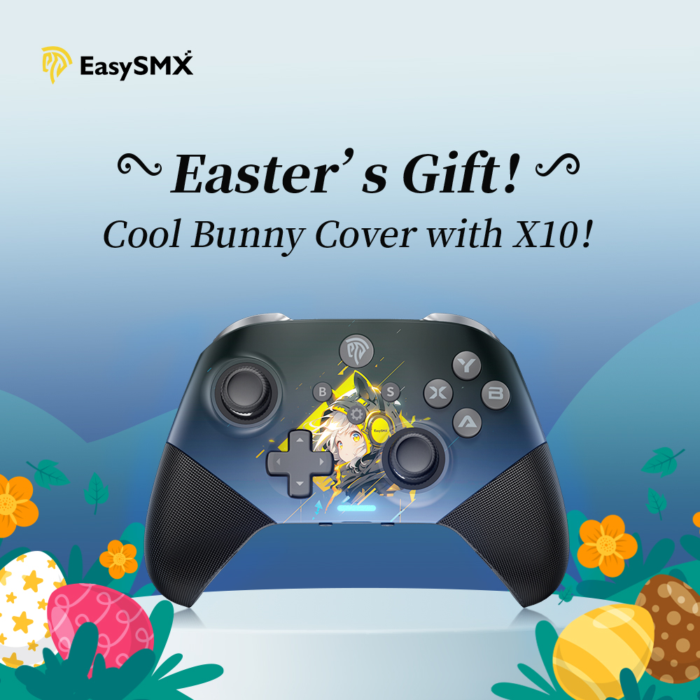 🐰🎉GIVEAWAY-EASTER'S GIFT🎉🐰
Get the X10🎮 with the cool bunny.
🎁1*🎮X10 with the new magnetic cover for 1 winner!
Rules:
✅Like + Retweet
✅Tag 2 friends and comment "I love EasySMX X10"
✅Follow <a href="/EasySMX_Gaming/">EasySMX_G</a> 
End 31/3/12PM EST
#easter2024 #EasySMX #gaming  #Giveaways