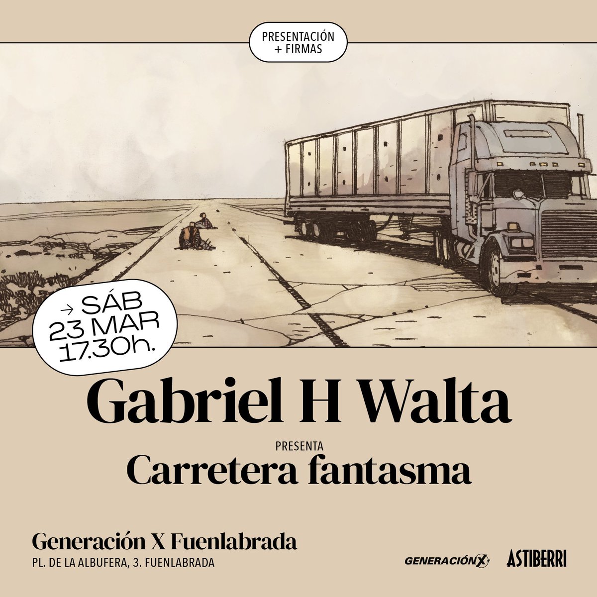 ¡MAÑANA!

Presentación de 𝘾𝙖𝙧𝙧𝙚𝙩𝙚𝙧𝙖 𝙛𝙖𝙣𝙩𝙖𝙨𝙢𝙖 de <a href="/ghwalta/">GABRIEL H. WALTA</a> en <a href="/GenXFuenlabrada/">Generación X Fuenlabrada</a> 💥💥💥