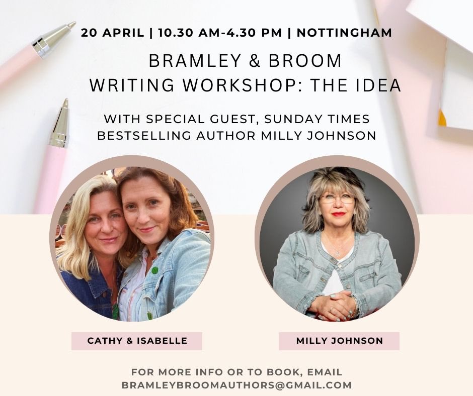 Bramley & Broom are back with a third writing workshop - and this time we’ll be joined by special guest (and author legend) MILLY JOHNSON! Tempted? Follow the link for more info. ✍🏼 isabellebroom.com/bramley-and-br…