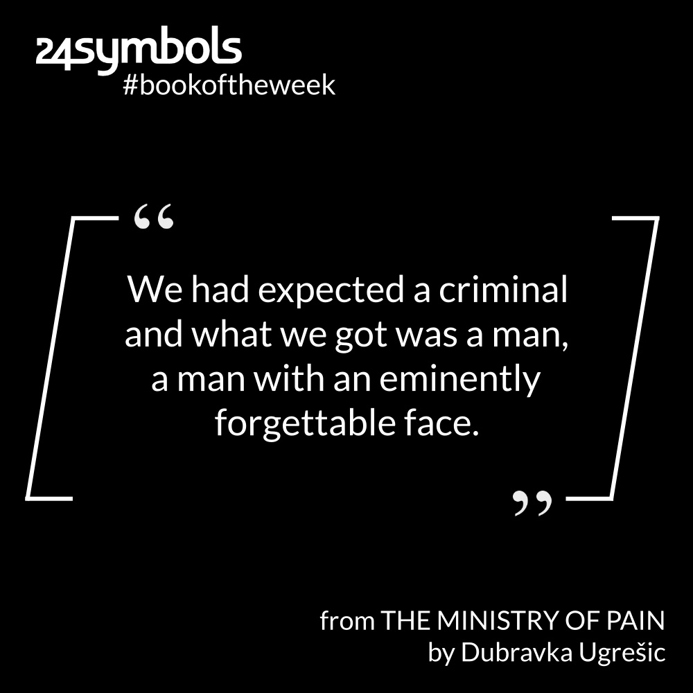 When #DubravkaUgrešic passed away last year, the world lost one of its most vital #antiwar writers. Her novel THE MINISTRY OF PAIN remains as crucial as ever and is our #bookofthweek.

📖📲 #bookreview on
24symbols.com/24stories/en/t…

<a href="/EccoBooks/">Ecco</a> #yugoslavia #antiwar #literature #books