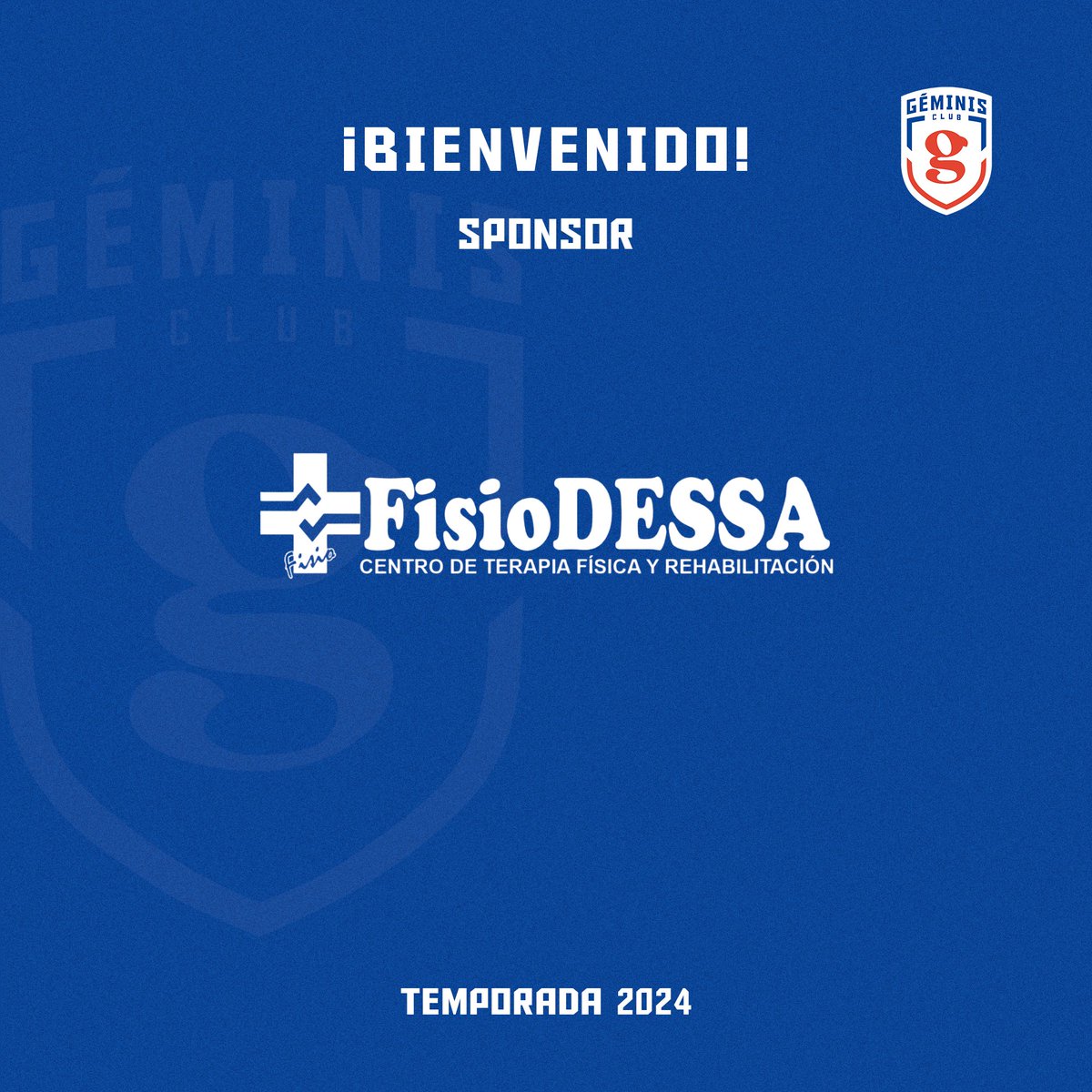 CCDGeminis's tweet photo. ¡𝗕𝗶𝗲𝗻𝘃𝗲𝗻𝗶𝗱𝗼 𝗙𝗶𝘀𝗶𝗼𝗗𝗲𝘀𝘀𝗮!👨‍⚕️
Le damos la bienvenida a #FisioDessa nuestro Sponsor!👏
Temporada 2024
Agradecemos la confianza en nuestro proyecto!
Y dale FisioDessa!
Vamos Géminis 💙
#deportivogéminis #copaperu2024 #futbolformativo #voleyperuano #basket https://t.co/DZGMg2puoU