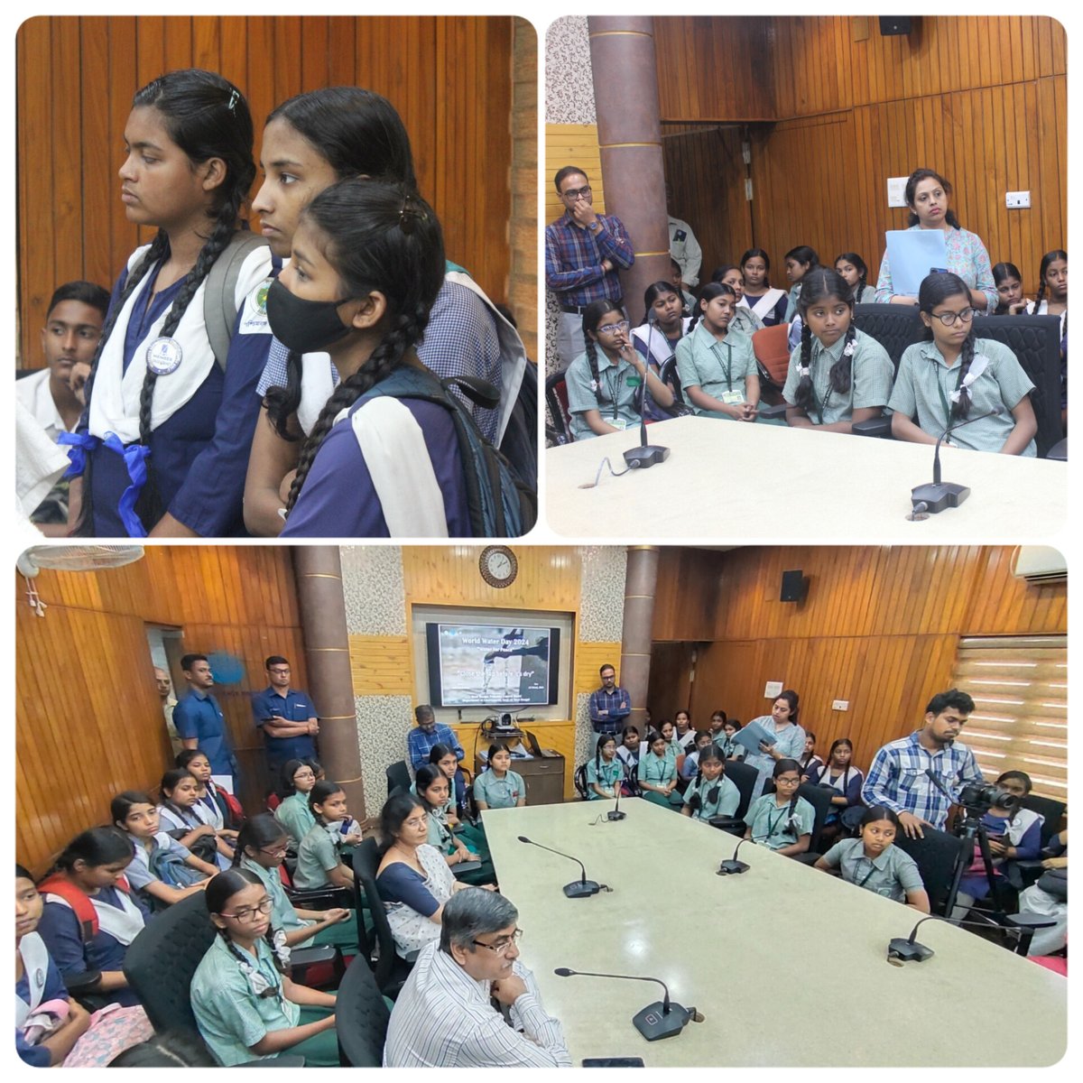 West Bengal Pollution Control Board (@wbpcb) on Twitter photo Today, on #WorldWaterDay, WBPCB joined hands with students from various schools to raise awareness & inspire action for water conservation. Chmn., Dr. Kalyan Rudra & MS, Dr. <a href="/RajeshKumarIPS/">Dr. Rajesh Kumar, IPS</a> shared their insights to ignite the passion for environmental stewardship among the youth. Today, on #WorldWaterDay, WBPCB joined hands with students from various schools to raise awareness & inspire action for water conservation. Chmn., Dr. Kalyan Rudra & MS, Dr. <a href="/RajeshKumarIPS/">Dr. Rajesh Kumar, IPS</a> shared their insights to ignite the passion for environmental stewardship among the youth.