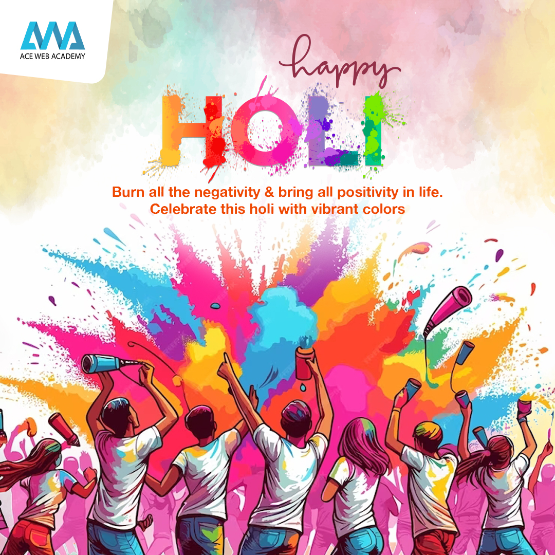 Acewebacademy's tweet image. Celebrating Holi with the colors of knowledge and success! 🎨 Wishing all our students and followers a vibrant and joyful festival. Let&apos;s code our way to brighter futures! 

-
_
_
_

#CodeAndColor #HappyHoli #TechFest #BrightFutures #SoftwareTraining #Holi2024 #CelebrationTime