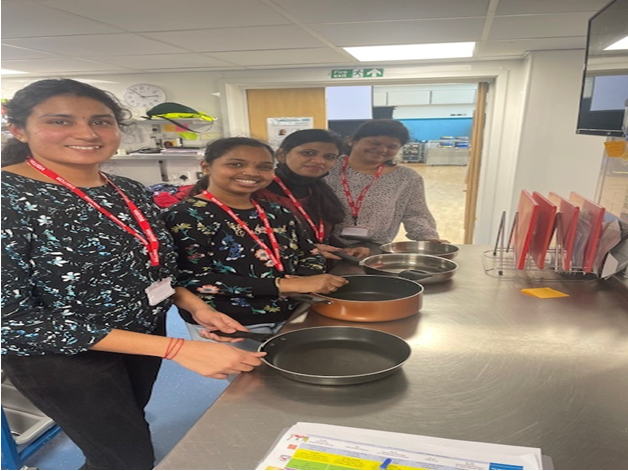 This week at the Basic food cooking club the ladies made a simple but delicious Tomato & Basil Pasta Bake!!📷