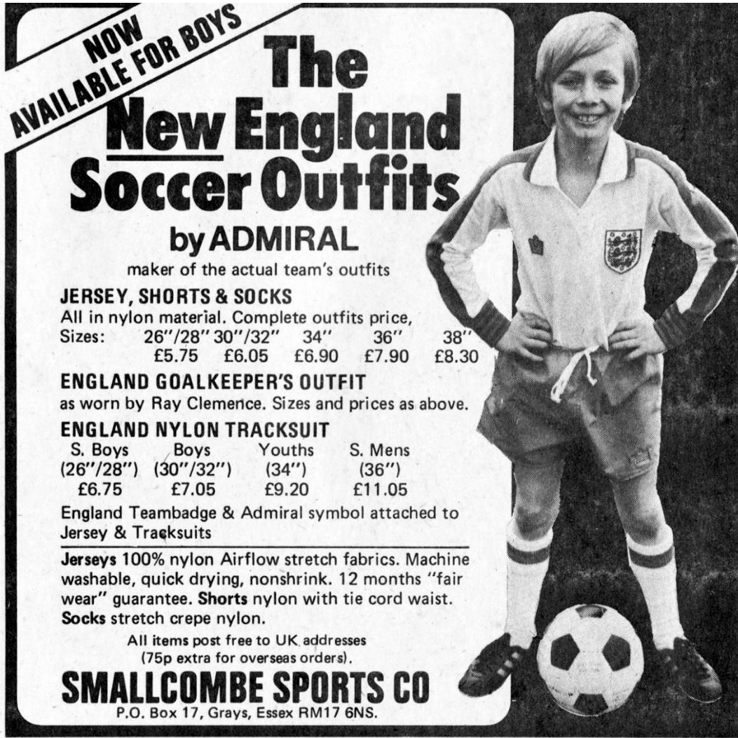 Some of us can remember when the new England shirt cost an outrageous £6.90...

Get 'Get Shirty' conkereditions.co.uk/product/getshi…

#gotnotgot #admiralsports #nike #stgeorge