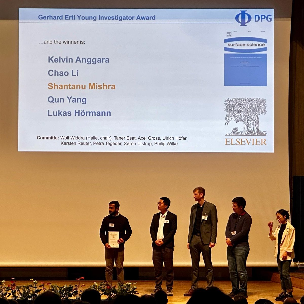 nanotech@surfaces Lab (@nanotechsurflab) on Twitter photo Congratulations on the Gerhard Ertl Young Investigator Award, Shantanu!!!
<a href="/mishshan/">Shantanu Mishra</a> Congratulations on the Gerhard Ertl Young Investigator Award, Shantanu!!!
<a href="/mishshan/">Shantanu Mishra</a>