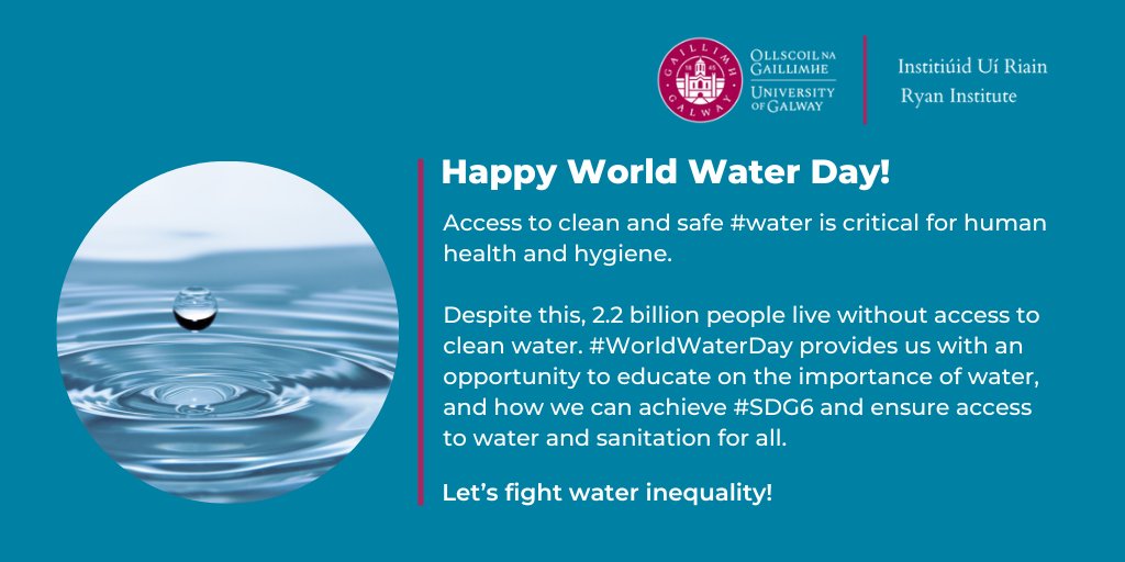 💧 Happy World Water Day! Clean water is essential for life, yet millions lack access. Let's take action, conserve water, and ensure everyone has access to this precious resource. Together, we can create a sustainable water future for all. 💦 #WorldWaterDay