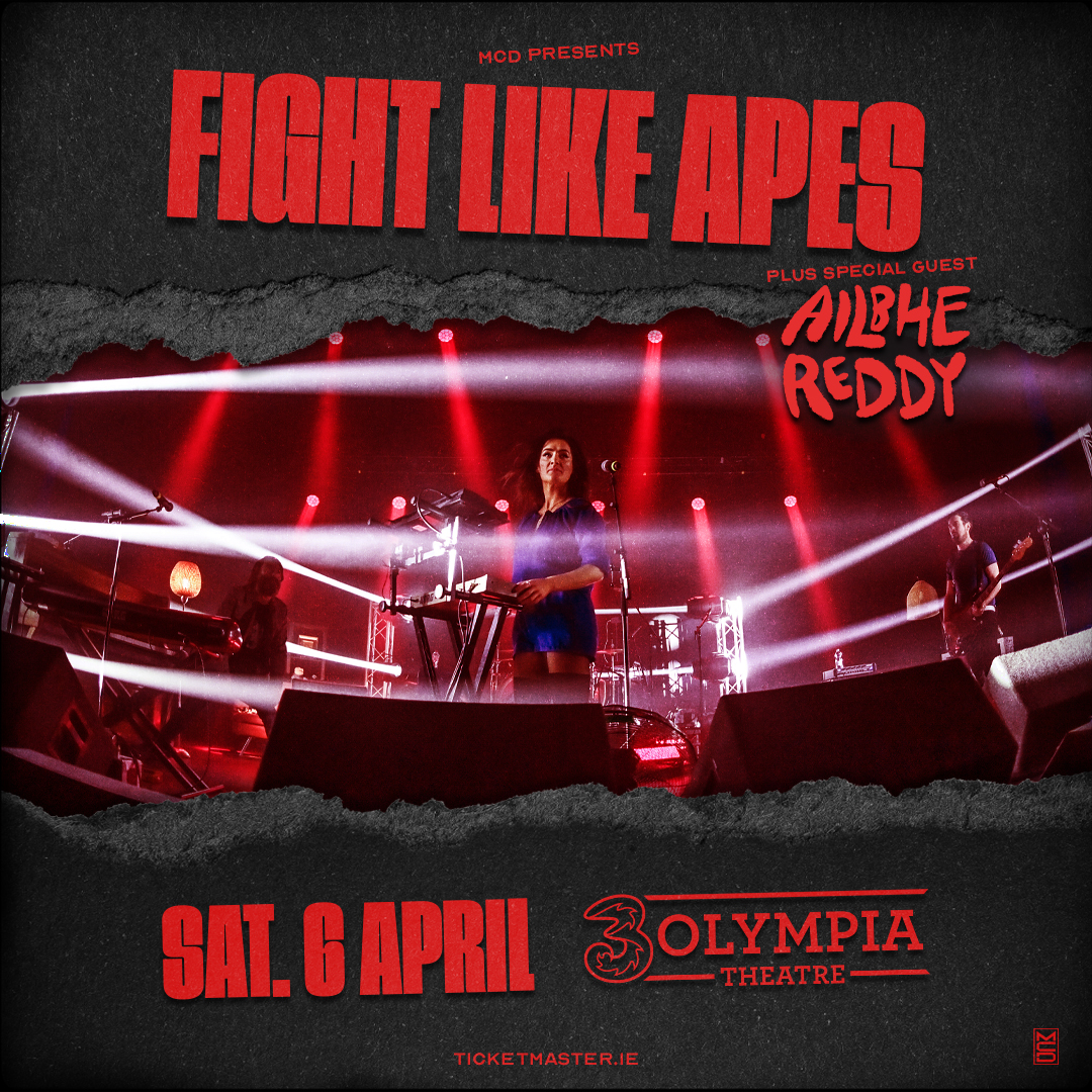⚡️ We're delighted to announce an incredible Irish talent @AilbheReddy as special guest for @FightLikeApes at Dublin's @3OlympiaTheatre on Saturday 6th April 🎸 🎟️ Last tickets: bit.ly/Fight-Like-Ape…