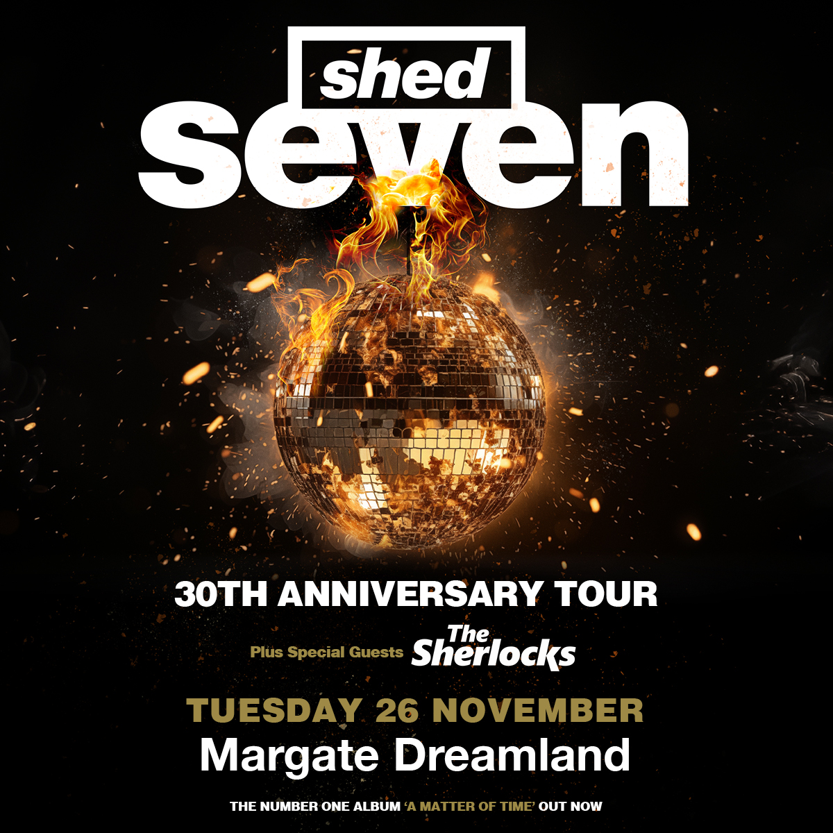 This November, @shedseven will be playing at our Hall By The Sea as part of their 30th anniversary tour! 💫 Plus special guests @TheSherlocks 🎸 Tickets are now on sale here 🎟️ bit.ly/3Vv66vw