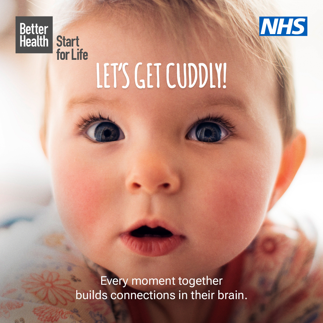 Building a strong bond with your baby makes them feel loved and secure, laying the foundations for their future mental health and happiness. Visit Start for Life for more tips and advice: nhs.uk/start-for-life… #StartforLife