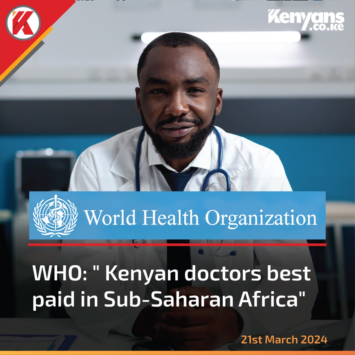 Kenyan doctors are some of the best paid in sub-Saharan Africa and for a good reason. They're the best. Their excellence is born during their internship days and thus they deserve renumerations on this. It's non-negotiable! 
#FireTheDoctors 
#PostMedicalInterns 
#DoctorsStrikeKE