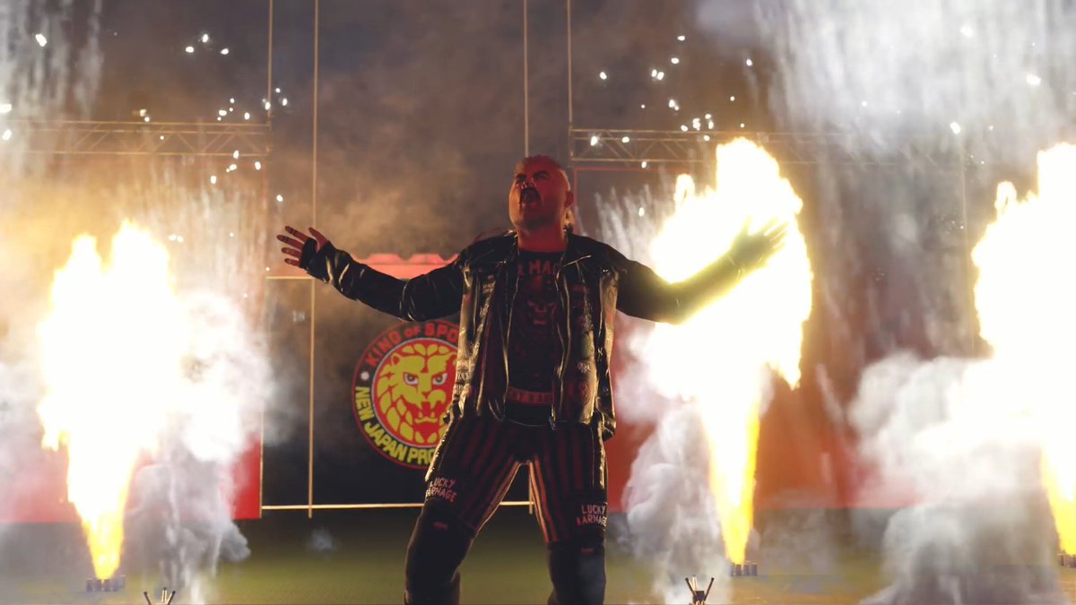 Karnage2K's tweet photo. Me &amp; @The_AWF's @BurnAWF went on tour in Japan at the Tokyo Dome to have our rivalry match infront of the japanese crowd &amp; they absolutely loved our 26 minute match. Matt Burnett took the victory but at least the crowd relished it. 🔥 https://t.co/DKfVHN1sUb