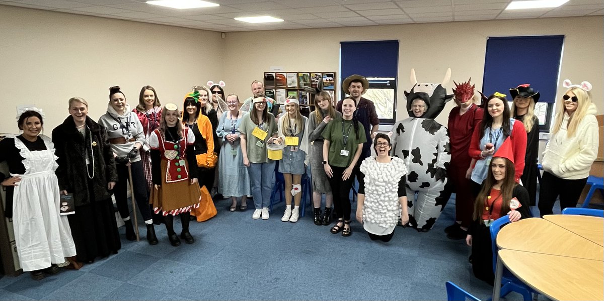 We have been celebrating #bigbookweek in school all week with activities and competitions for students to get involved with. Today is our Big Book Character Day and as always, the staff haven't let us down. #readingforpleasure #CfW