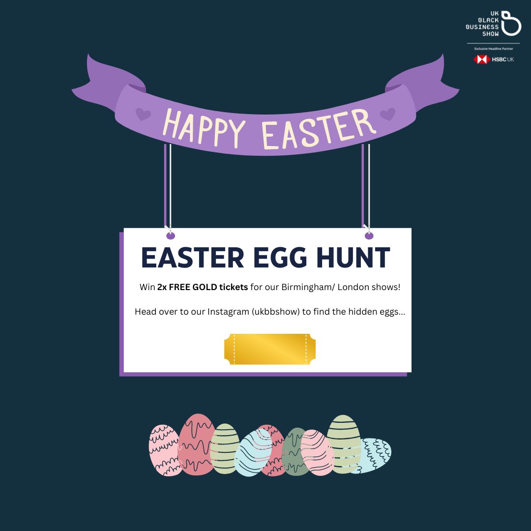 🐰🌼 Happy Easter! 🌼🐰 Join in the festive fun with our Easter egg hunt! Head over to our Instagram (@ukbbshow) to be in with a chance of winning 2X free GOLD tickets. Happy hunting!