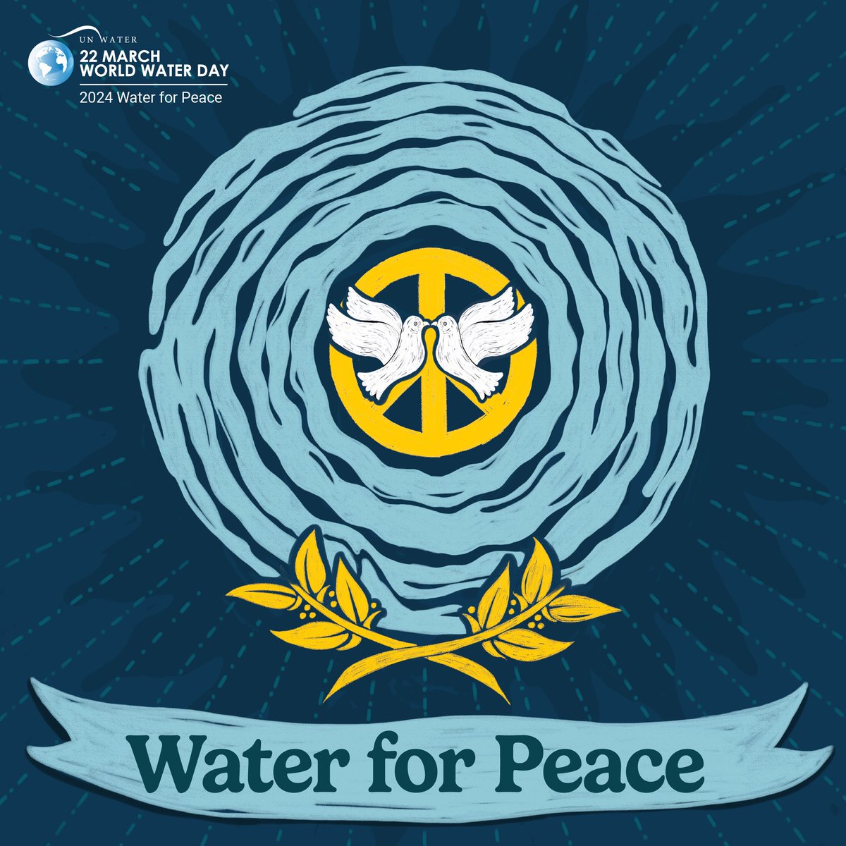 HAPPY WORLD WATER DAY 2024! 🥳💧💙

Water can create peace or spark conflict. As a human right, we must balance everyone’s water needs.

This #WorldWaterDay, let’s unite and use water to build a more peaceful future. 

Read more here ➡️ worldwaterday.org