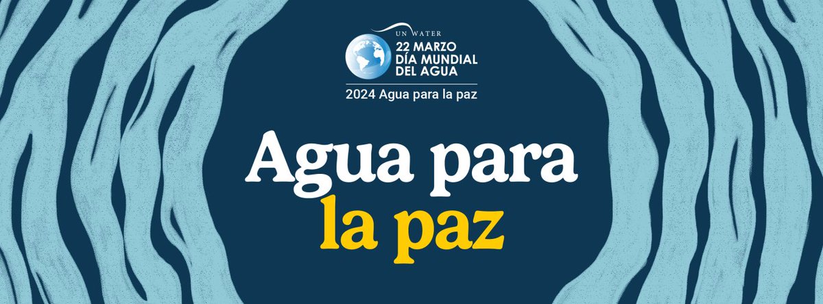 Hoy celebramos el #DiaMundialDelAgua, este año con el lema 'Agua para la paz'. Tenemos que cooperar para proteger y conservar el tesoro más preciado de la Tierra: el agua.
