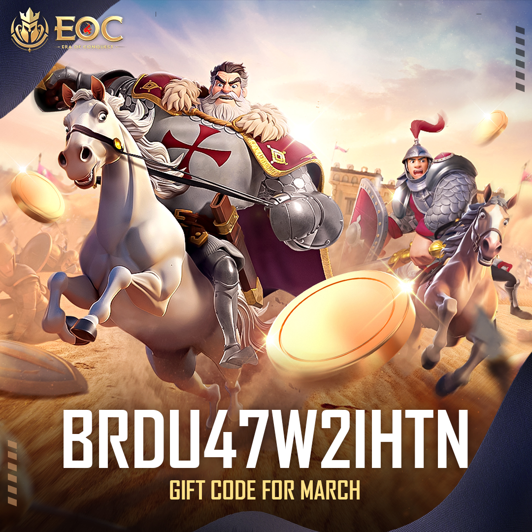 EraofConquest's tweet photo. 🎁【CODE TIME】🎁

🎁Gift Code: brdu47w2ihtn
⏱The code is valid until 23: 59 (UTC) March 31, 2024 https://t.co/i7JzjH7wJ0