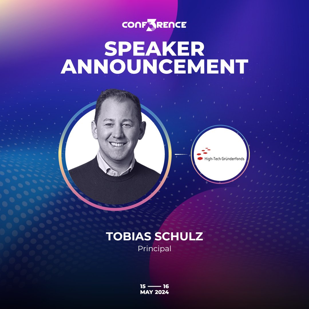 Exciting News! Tobias Schulz from #HTGF joins the #CONF3RENCE Startup Award jury! A seasoned investor in tech innovation, his expertise spans from blockchain to AI and beyond. Ready for impactful insights from the forefront of tech entrepreneurship? Stay tuned! #Startup #Web3 #AI