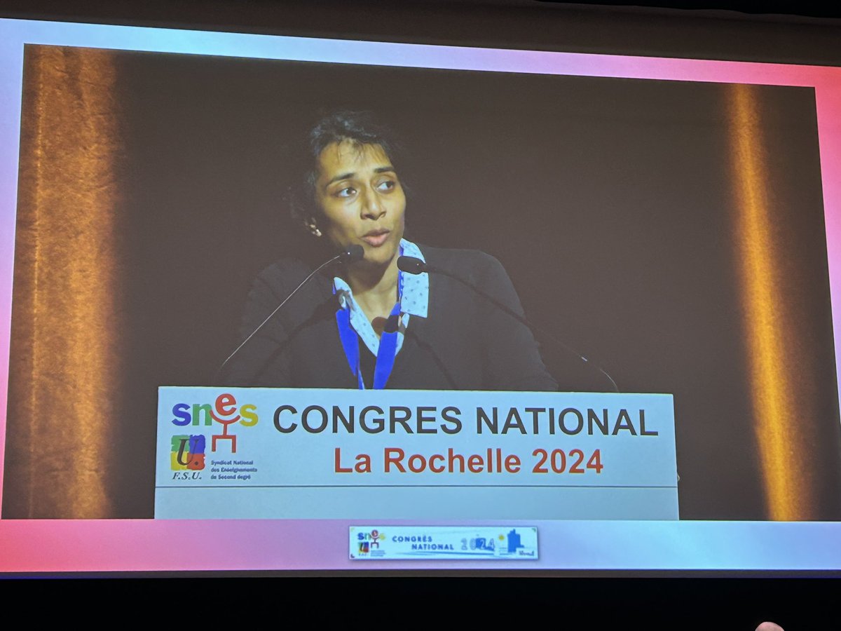 ValerieVertale's tweet photo. « Ce qui se dessine, c’est bien l’école des riches et l’école des pauvres ». Discours de clôture, #congresSnes @SNESFSU @SVenetitay https://t.co/8lQgsVltM5