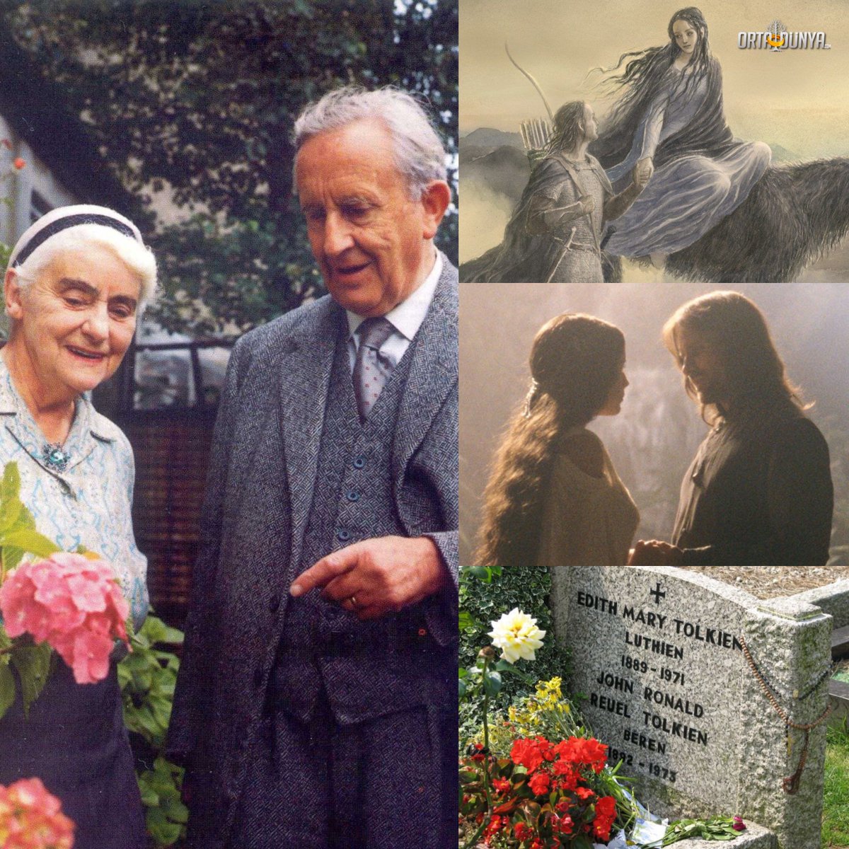 Bugün Beren ile Lúthien'in, Aragorn ile Arwen'in birbirlerine kavuştukları gün. J.R.R. Tolkien ile Edith Bratt, 108 yıl önce bugün evlendi ve ölüm bile onları birbirinden ayıramadı.