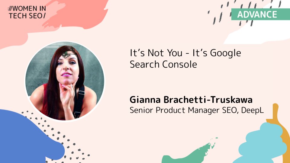 Women in Tech SEO (@techseowomen) on Twitter photo Our latest #WTSKnowledge article!
It's Not You, It's Google Search Console - authored by <a href="/tentaclequing/">Gianna ˈdʒanna Brachetti-Truskawa</a>
Gianna walks us through 11 exhibits of Google Search Console flaws and how to overcome them, sharing many examples and resources to help us.
womenintechseo.com/knowledge/its-… Our latest #WTSKnowledge article!
It's Not You, It's Google Search Console - authored by <a href="/tentaclequing/">Gianna ˈdʒanna Brachetti-Truskawa</a>
Gianna walks us through 11 exhibits of Google Search Console flaws and how to overcome them, sharing many examples and resources to help us.
womenintechseo.com/knowledge/its-…