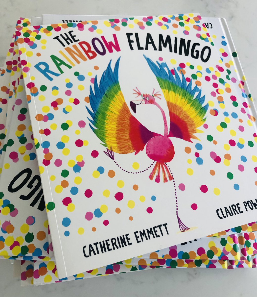 A flamboyance if flamingos are in the house!!!! The Rainbow Flamingo is coming!