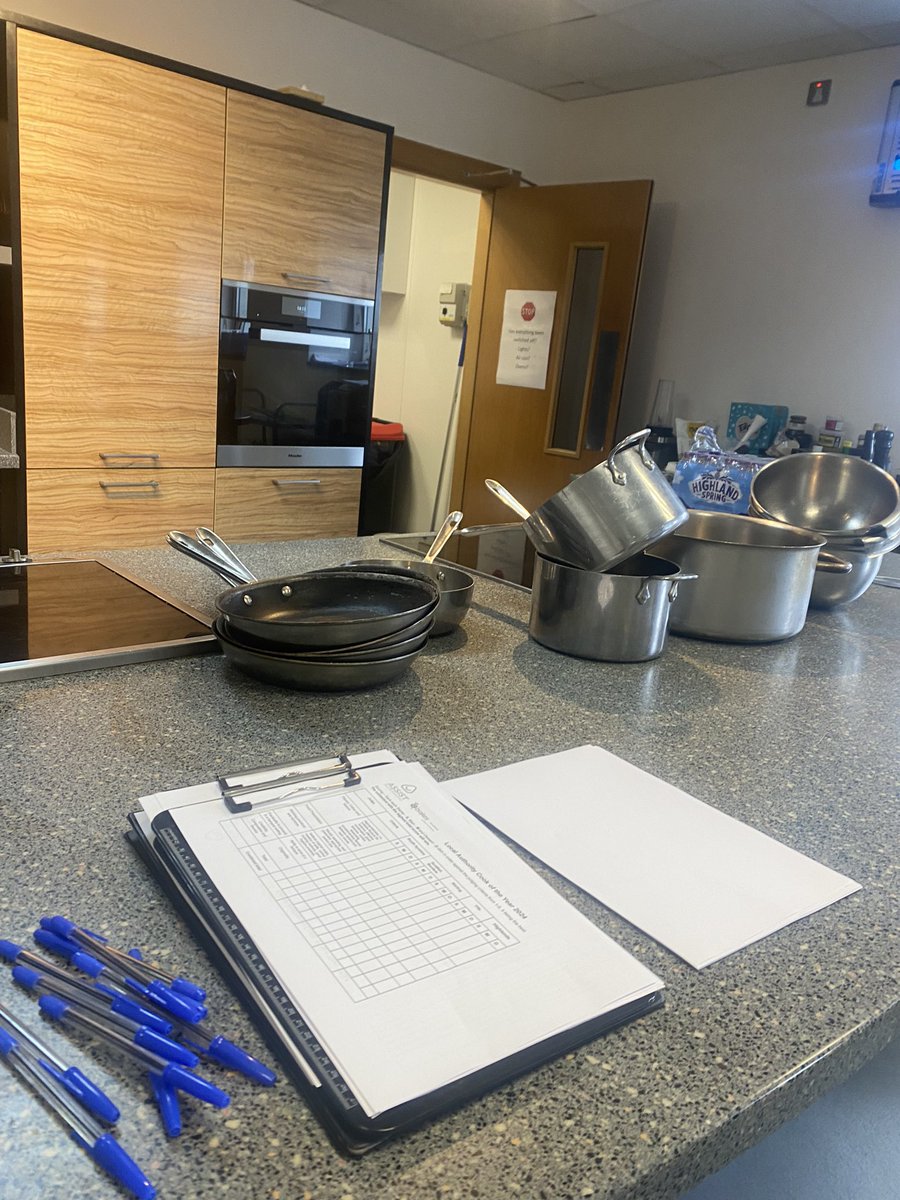 We are at @The_Cook_School today running our Local Authority Cook of the a year competition ⭐️ 5 Local authorities compete today which will determine the menu at this years conference in May. Good Luck to all.