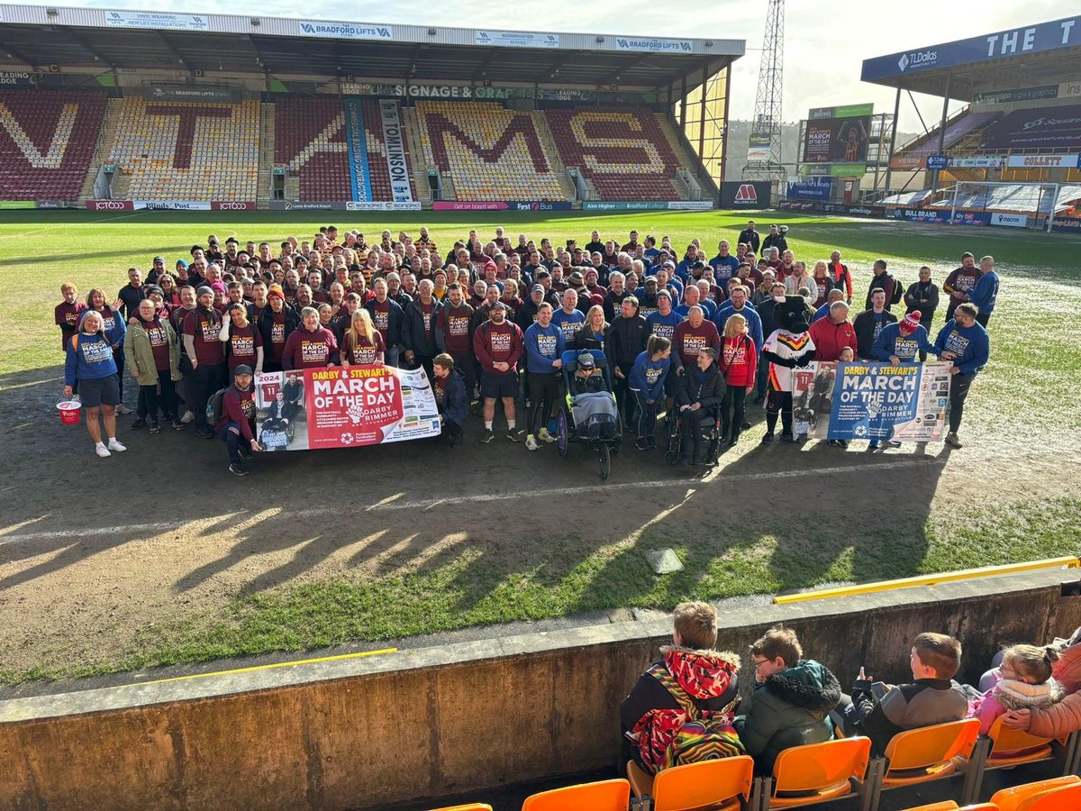 DarbyRimmerMND's tweet photo. What a great start to the day for March of the day. A massive turnout in Bradford. Good luck to all the walkers today and throughout the weekend. 

#MARCHOFTHEDAY
ATTACKMND https://t.co/9YGsz15S6T