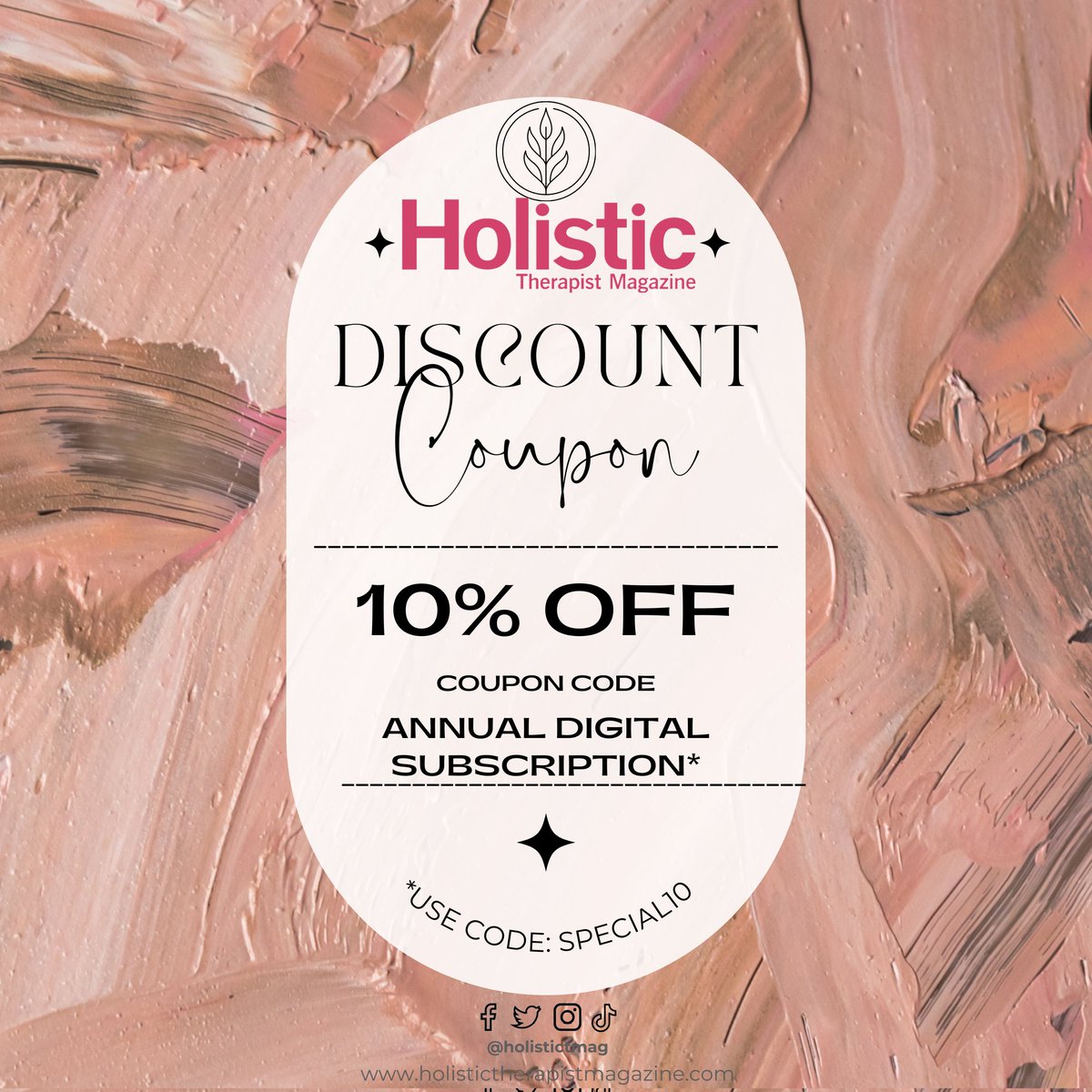 Holistic Therapist Magazine tweet media