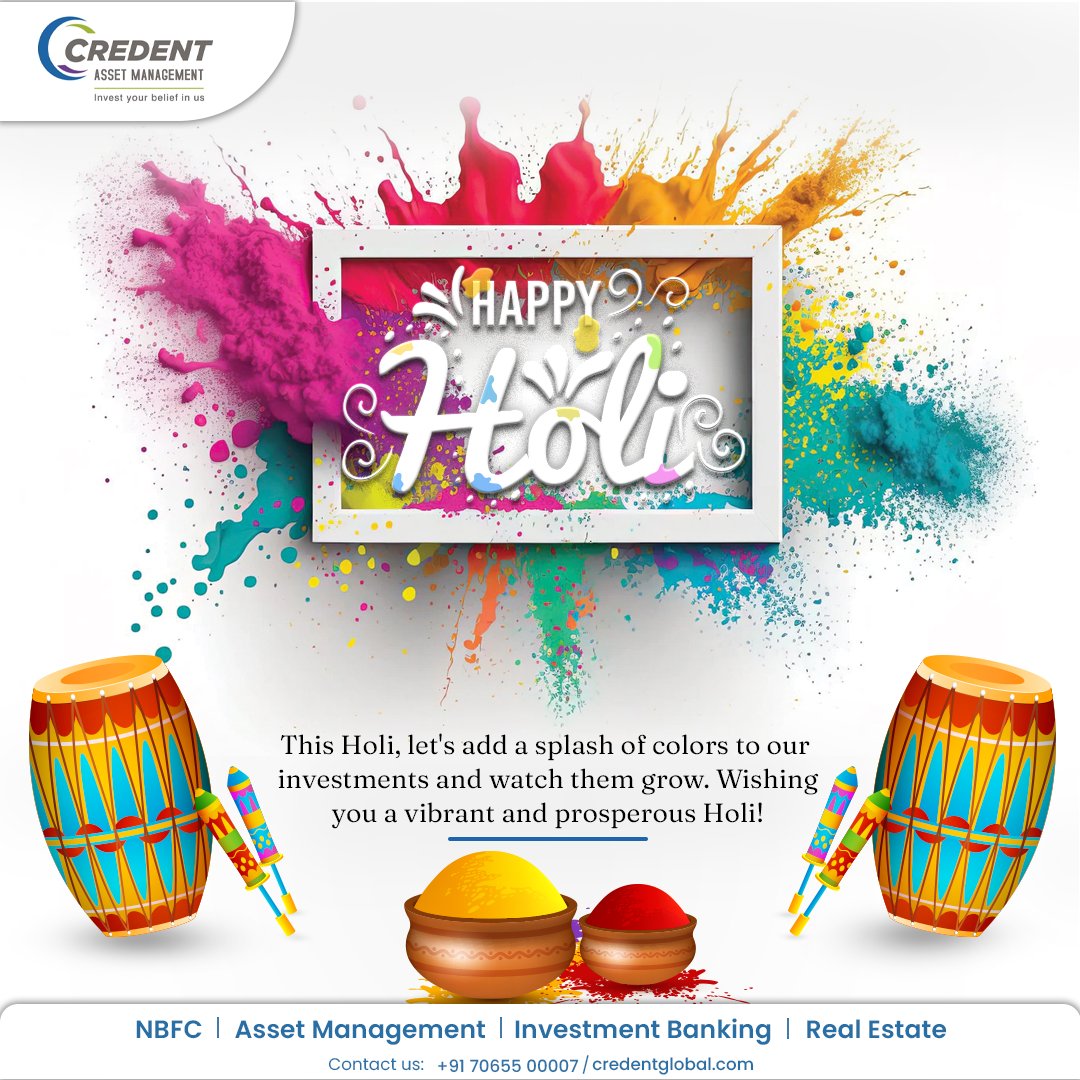 assetampl's tweet photo. Dive into the spectrum of joy this Holi. Wishing everyone a vibrant celebration!
#Holi2024 #ColorYourTrust https://t.co/BdnrHatxB8