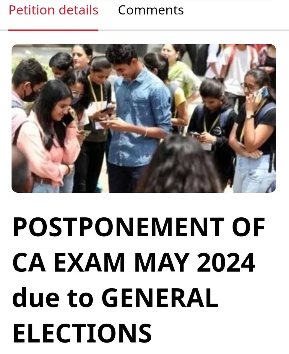 The_FinStar's tweet photo. Can you help me out by signing this petition?
https://t.co/GNVUuwQ3vs

#icai #caexams #castudents #cafinal #cainter https://t.co/kiiVgbTASa