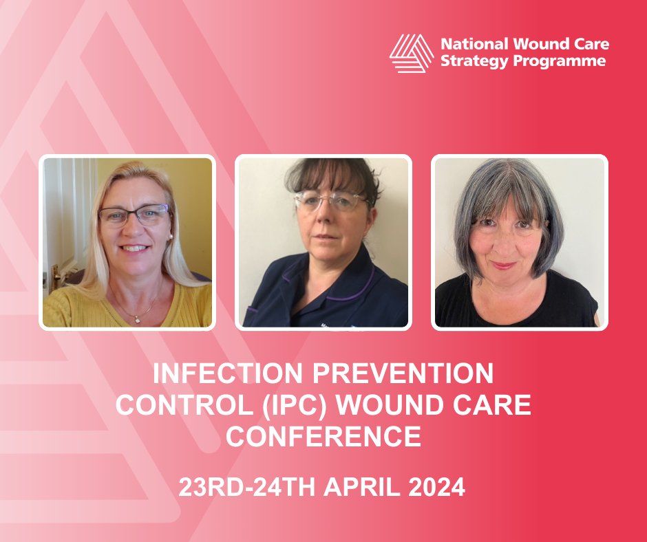 NWCSP Clinical Leads, Jacqui Fletcher and Jacky Edwards will be speaking at the national IPC Wound Care Conference, an event which will also feature a recorded NWCSP programme overview message from Una Adderley: infectionpreventioncontrol.net/wound-care/ #WoundCare #PressureUlcers #SurgicalWounds