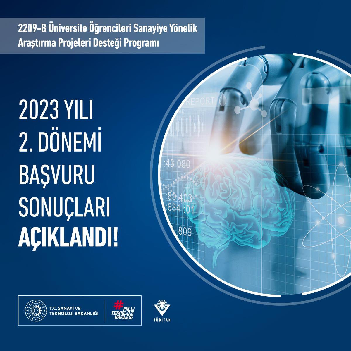 ✨Üniversite Öğrencilerimizin Rekor İlgisi ile Desteklerimiz de Rekor Kırdı! TÜBİTAK 2209-A Üniversite Öğrencileri Araştırma Projeleri Destekleme Programı ve 2209-B Üniversite Öğrencileri Sanayiye Yönelik Araştırma Projeleri Destekleme Programı 2023/2 Dönemi değerlendirme…