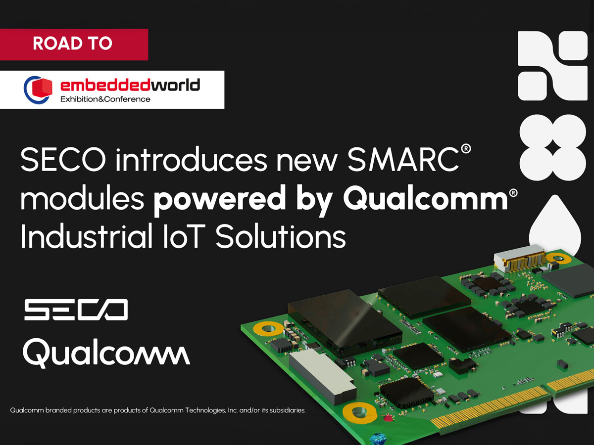 SECONorthernEU's tweet photo. SECO introduces new SMARC modules powered by Qualcomm industrial IoT solutions https://t.co/BvMOyB1I5e https://t.co/y2TmHlnouf