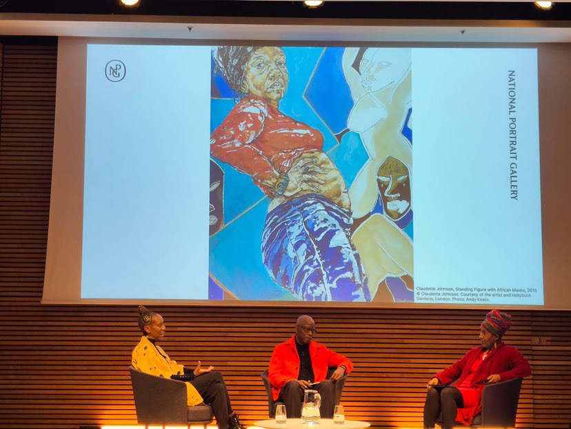 Flashback to last week's powerful discussion at @NPGLondon with @cultureand_ & @sage_culture! We explored @EkowEshun's exhibit & how to uncover nuanced Black narratives. Thank you @AnnaSuwalowska for the photos. #blackhistory #blackculture #representation