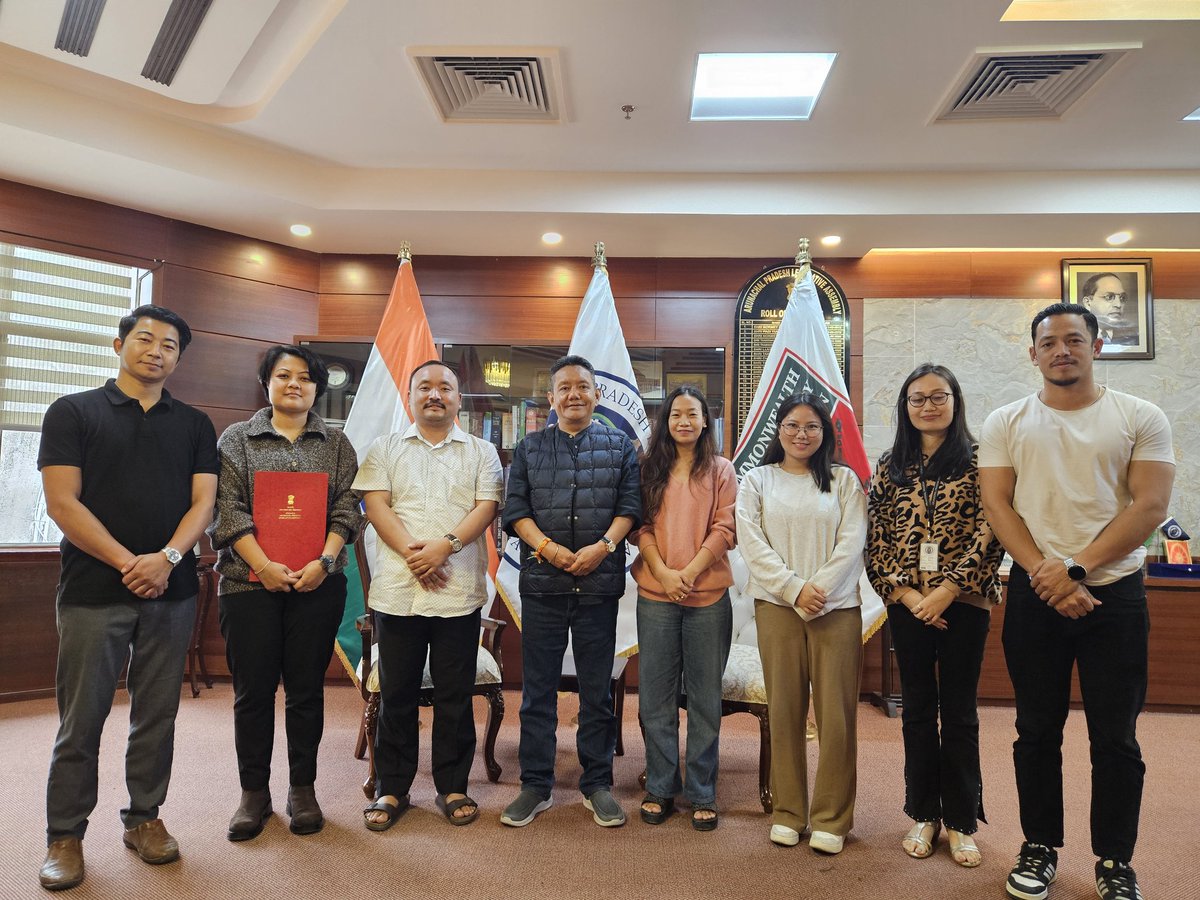 Congratulations to all the interns of the Speaker's Research Initiative (SRI) of the Arunachal Pradesh Legislative Assembly for successfully completing the internship this month. I extend my best wishes to each of them for their future endeavors.
<a href="/aplaofficial/">Arunachal Pradesh Legislative Assembly</a>
