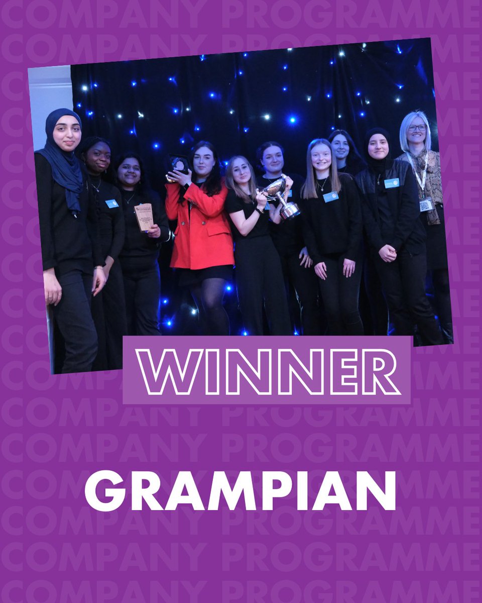 Huge congrats to Aura from @oldmachar as our next #CompanyProgramme finalist for #FoYE24 from @ye_grampian Well done to all our teams & thank you to our sponsors!