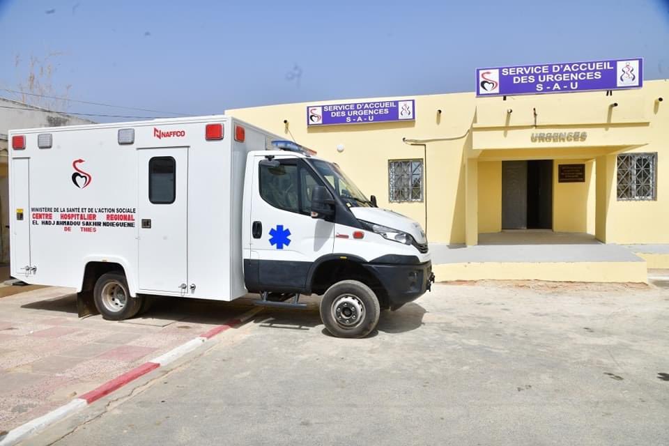 Inauguration du nouveau Service d'Accueil des Urgences au Centre Hospitalier Régional de Thiès! Un pas important pour une meilleure prise en charge des urgences médicales. #Santé #Thiès #UrgencesMédicales