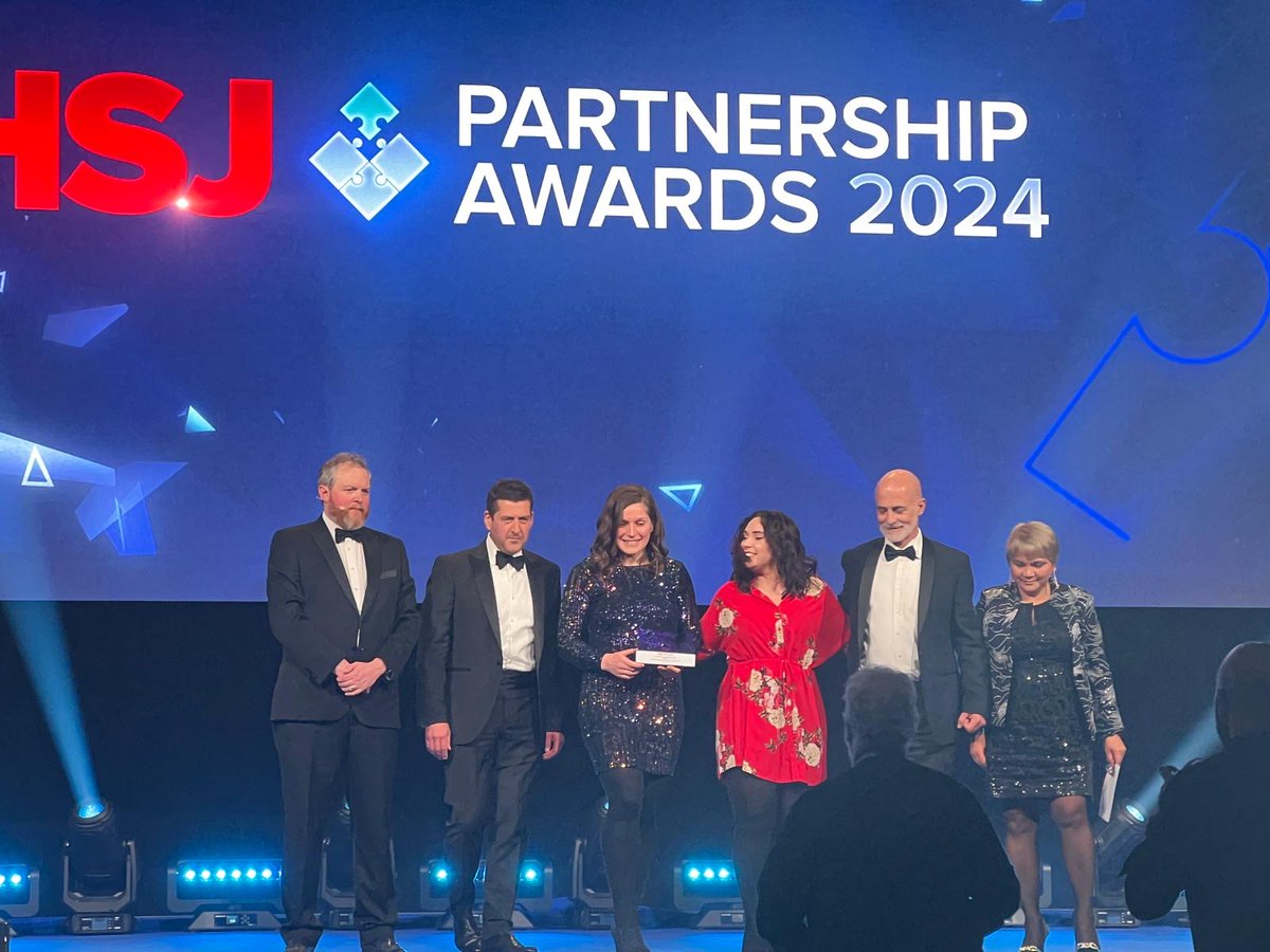 Another double win for the <a href="/ICST_news/">ICST</a> team and their Welsh NHS Partners – winning the silver award for Long Term Partnership. Thank you to <a href="/HSJ/">hsj</a> for a fantastic night, and for recognising the amazing work done by the teams.