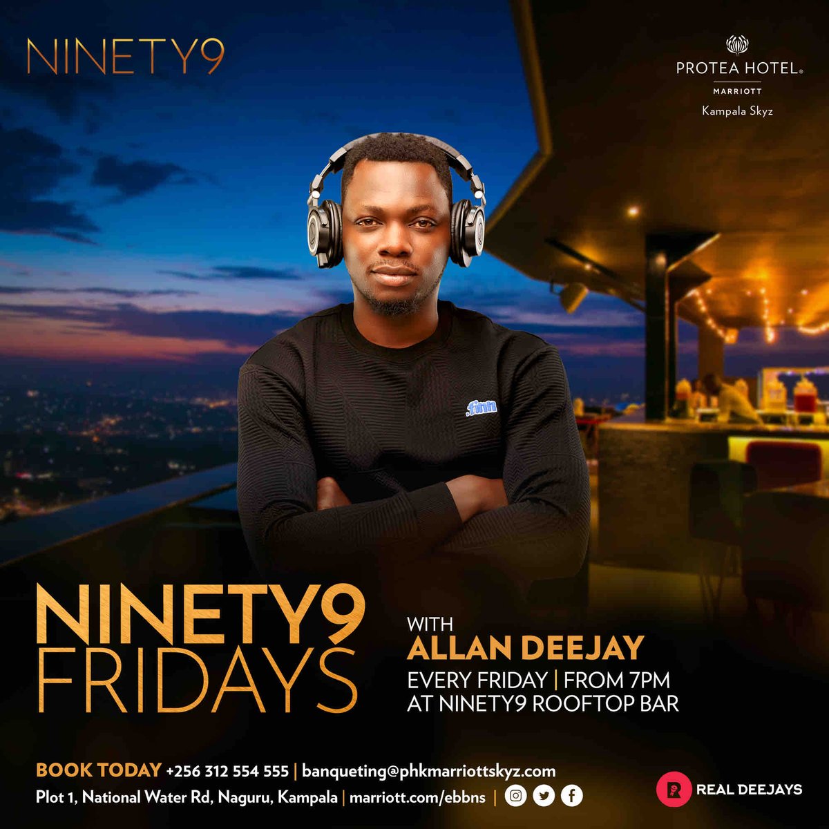 Start the weekend on the right note at Ninety9 Fridays curated at the breathtaking @SkyzNinety9! the vibes are off the charts with amazing drinks, a tasty bar menu, dope tunes and an incredible view!Come thru Skyz Fam! #ninety9fridays ##proteaskyz