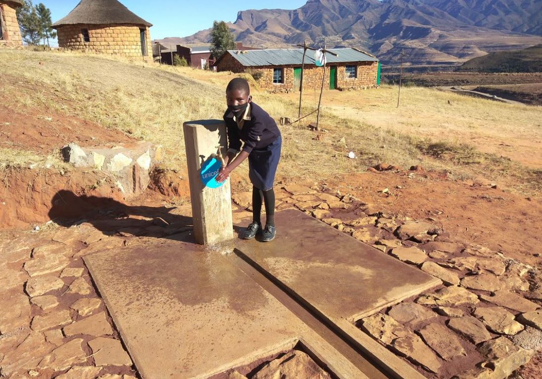 In Lesotho, 80% of rural communities still collects their drinking water from unprotected sources. UNICEF is working with partners to strengthen water systems and help ensure reliable access to adequate safe water for children & families in Lesotho. #WorldWaterDay2024💧