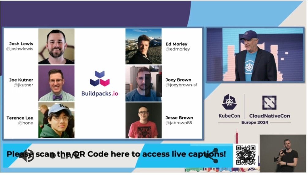 Joe Kutner (@codefinger) on Twitter photo What a week for <a href="/buildpacks_io/">buildpacks_io</a>. Standing room only crowds, 5 sessions, keynote mentions, constant booth traffic. Congrats to the team! What a week for <a href="/buildpacks_io/">buildpacks_io</a>. Standing room only crowds, 5 sessions, keynote mentions, constant booth traffic. Congrats to the team!
