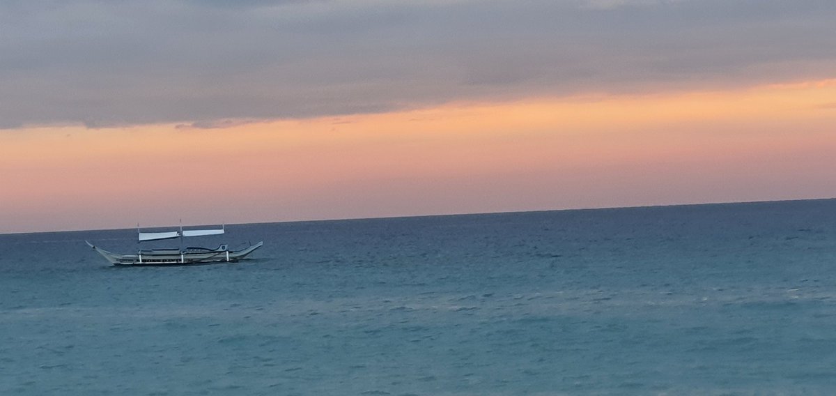 Watching evening sunset at the comfort of the beach house. How can I say goodbye to the beautiful Zambales Philippines. #ilovephilippines 🇵🇭💕❤️