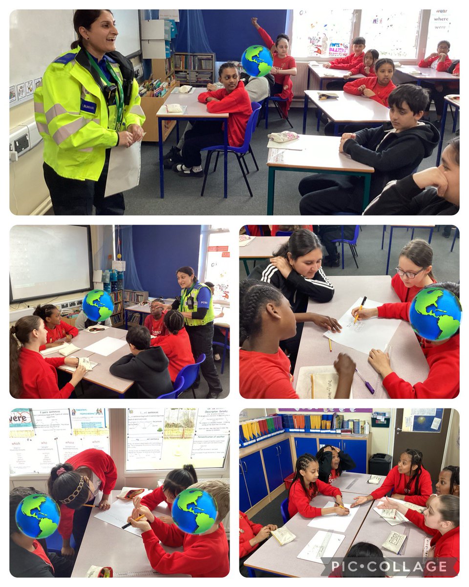 This morning PCSO Bukhari came to visit Year 6 to teach us about ‘county lines’ and the dangers involved. Thank you so much 😊 #westmidlandspolice #nechellspcso